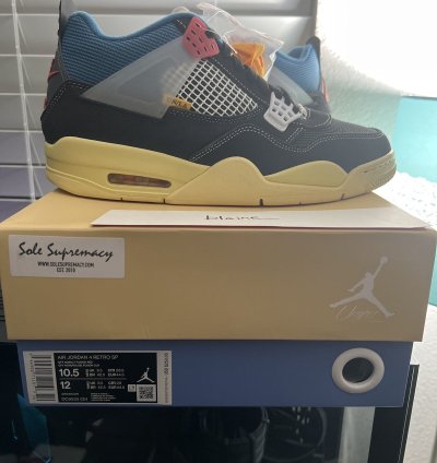 Air Jordan 4 Retro Union Off Noir
