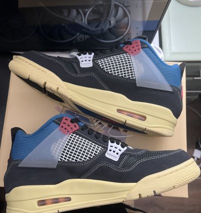 Air Jordan 4 Retro Union Off Noir