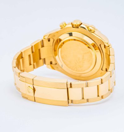 Rolex Yacht-master Ii White Dial Yellow Gold 44mm 116688 - Box Papers 2008