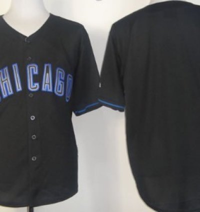 Chicago Cubs Customized 2012 Black Fashion Jersey