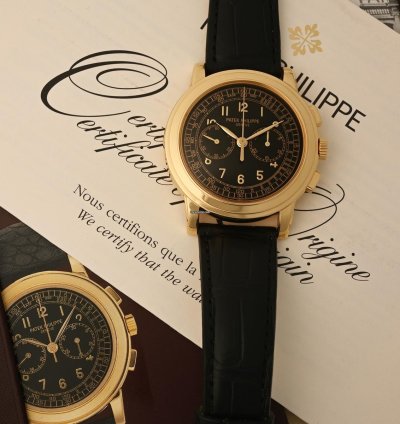 Patek Philippe Chronograph 5070j Black Fullset