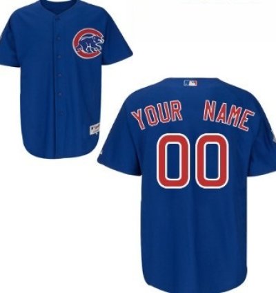 Chicago Cubs Customized Blue Jersey