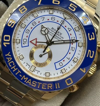 Rolex Yacht-master Ii Yellow Gold Unworn
