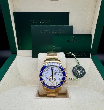 Rolex Yacht-master Ii Yellow Gold Unworn