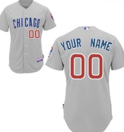 Chicago Cubs Customized Gray Jersey
