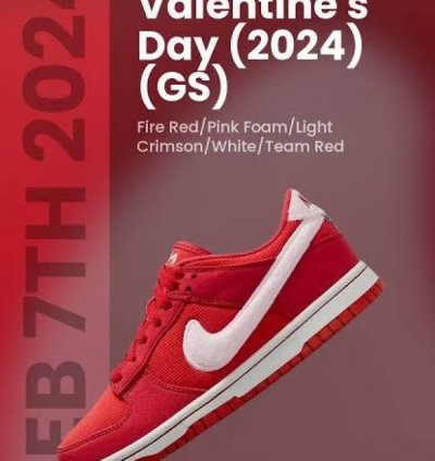 Nike Sb Dunk Valentine Day Sneakers
