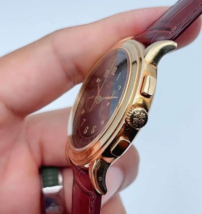 Patek Philippe Chronograph 5070j Yellow Gold Lemania Mechanical Watch 42mm