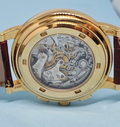 Patek Philippe Chronograph 5070j Yellow Gold With Extract Never Polished