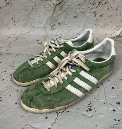 Vintage Adidas Gazelle Green Sneakers 90s Hype Rare Skate