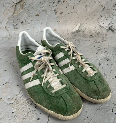 Vintage Adidas Gazelle Green Sneakers 90s Hype Rare Skate