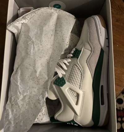 Air Jordan 4 Sb Pine Green