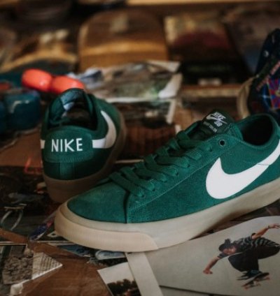 Nike Sb Zoom Blazer Low Ro Gt Green Gum Sneakers