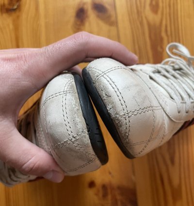 Vintage Adidas Goodyear Racing Leather Driver Shoes