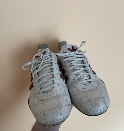 Vintage Adidas Goodyear Racing Leather Driver Shoes