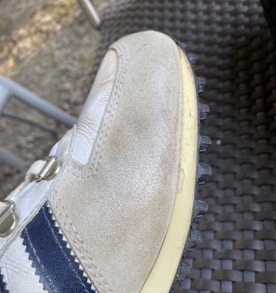 Vintage Adidas Jogging High Top Shoes Made In Slovenia Rare