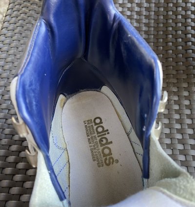Vintage Adidas Jogging High Top Shoes Made In Slovenia Rare