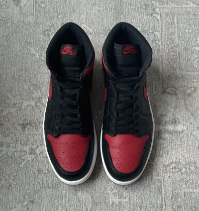 2013 Retro Jordan 1 High Black Red Bred