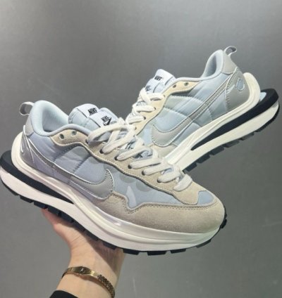 Nike Vapor Waffle 3 0 X Sacai Grey Silver Running Shoes