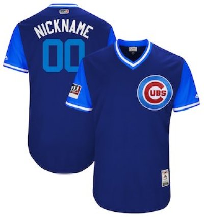 Chicago Cubs Majestic Royal 2018 Players Weekend Flex Base Custom Jersey