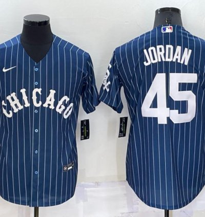 Chicago White Sox Michael Jordan Navy Throwback Jersey