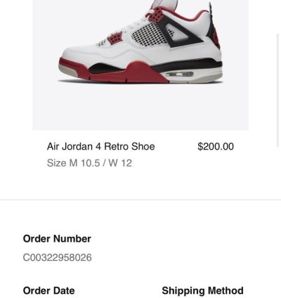 Air Jordan Fire Red 4s