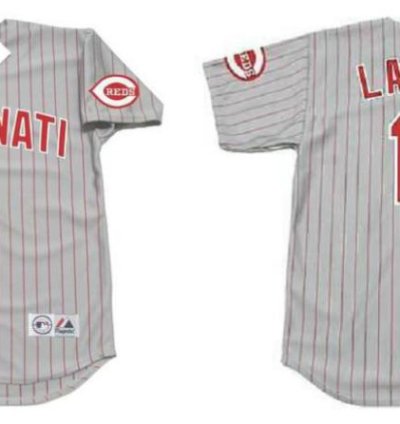 Cincinnati Reds Barry Larkin Gray Throwback Jersey