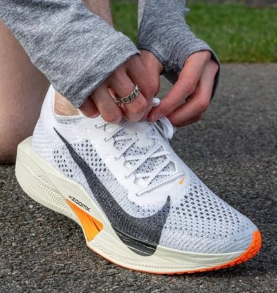 Nike Zoom Vaporfly 30 Orange White Running Shoes