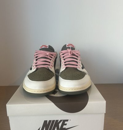 Travis Scott Air Jordan 1 Low Reverse Olive Medium Olive