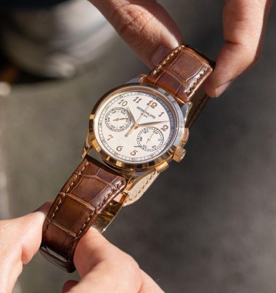 Patek Philippe Chronograph 5170-001r Breguet Numerals In 18k Rose Gold Box And Paper Set