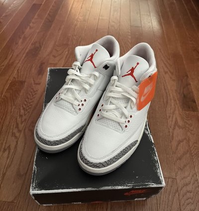 Air Jordan Retro 3 White Cement Reimagined