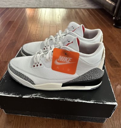Air Jordan Retro 3 White Cement Reimagined