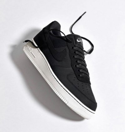 Off Noir X Nike Air Force 1 Lx Black White Sneakers