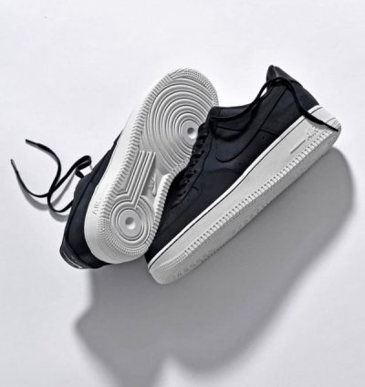 Off Noir X Nike Air Force 1 Lx Black White Sneakers