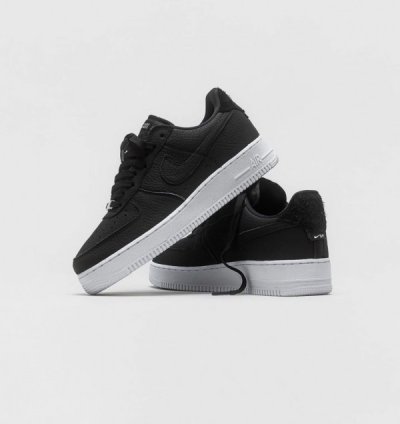 Off Noir X Nike Air Force 1 Lx Black White Sneakers