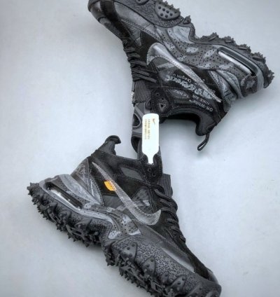 Off Whiite X Nike Acg Air Terra Forma Black Running Shoes