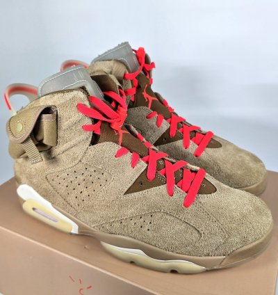 2021 Travis Scott Air Jordan 6 Retro British Khaki