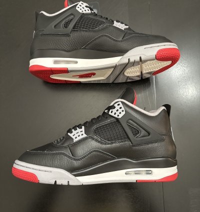 Air Jordan Retro 4 Bred Reimagined