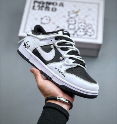 Off Whiite X Nike Sb Dunk Low Panda Sneakers