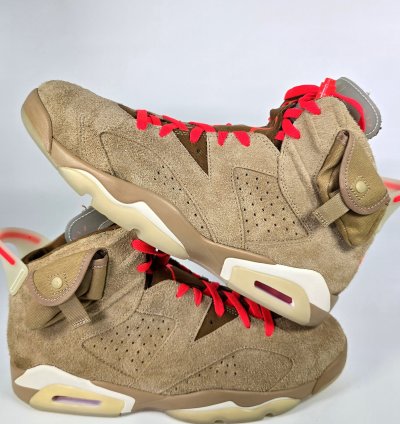 2021 Travis Scott Air Jordan 6 Retro British Khaki