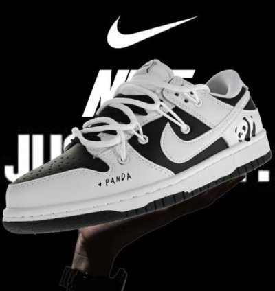 Off Whiite X Nike Sb Dunk Low Panda Sneakers