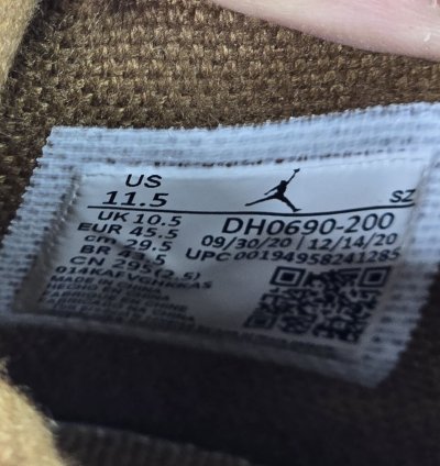 2021 Travis Scott Air Jordan 6 Retro British Khaki