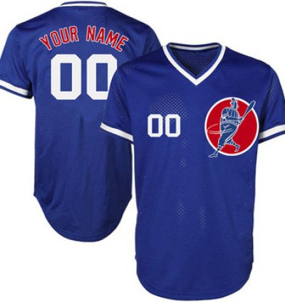 Cubs Blue Customized New Design Jersey