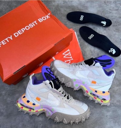 Off-white X Nik E Air Terra Forma Summit White Sneakers