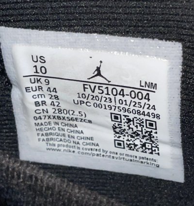 2024 Jordan 11 Retro Low Space Jam Size 10