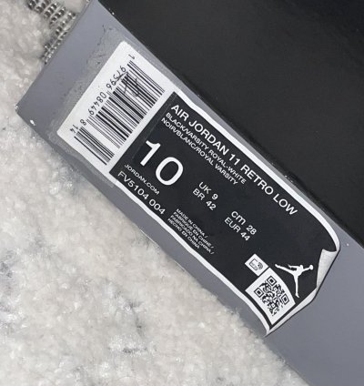 2024 Jordan 11 Retro Low Space Jam Size 10