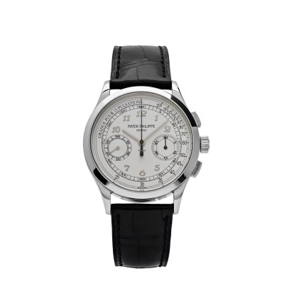 Patek Philippe Chronograph 5170g-001 White Gold White Dial