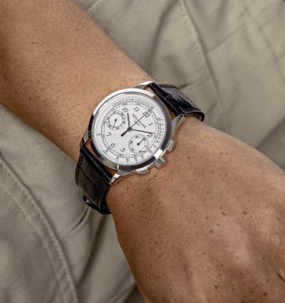Patek Philippe Chronograph 5170g-001 White Gold White Dial