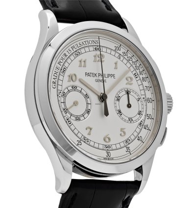 Patek Philippe Chronograph 5170g-001 White Gold White Dial