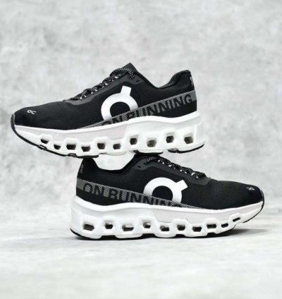On Cloudmonster 2 Black Frost Sneakers