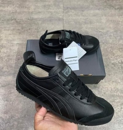 Onitsuk A Tiger Mexico 66 All Black Sneakers
